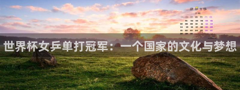 2026世亚预赛赛程表：世界杯女乒单打冠军：一个国家的文化与梦想